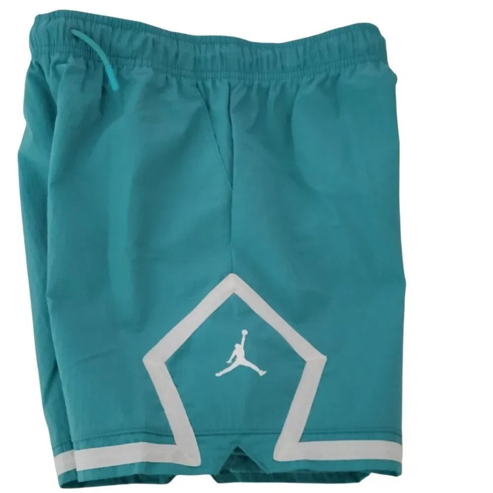 Jordan Poolside Swim Shorts Trunks Boys Size Small (8-9)‎ Woven Diamond 8-10 Yrs